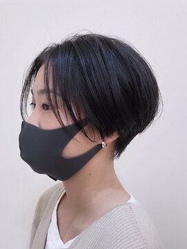 ハイプ(hipe) 前下がりハンサムショートヘア