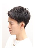 20代/30代/ツーブロック/ナチュラル/アップバング