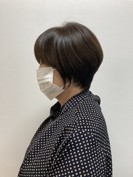 テルミークリニカルデザイン 千里中央店 40代50代ミセスショート長めショートナチュラル丸み