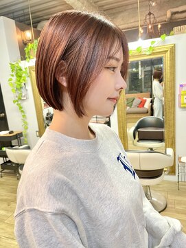 ヌード(NUDE) NUDE 艶感 10代20代30代40代 大人ショートボブ タンバルモリボブ