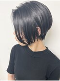 【morio原宿】黒髪ショートボブ　前髪なし