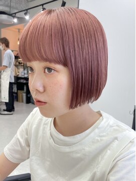 ヒビヲ(HIBIO) ダブルカラーピンクベージュミルクティーベージュイルミナカラー