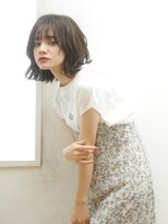 ラプト ビズ 学園前(RAPT bis)&nbsp;前下がりふわふわボブ