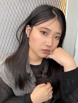 スリーバイベルベット(THREE...by velvet)&nbsp;ダークチョコレートカラー/ダブルカラー/髪質改善/オージュア