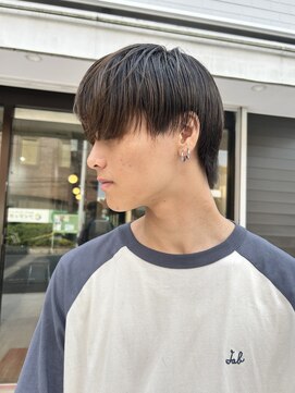 ラック 津田沼(LUCK) ダークアッシュ/アッシュブラック/カルマパーマ/ベリーショート