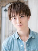 束感ナチュラル伸ばしかけ学生メンズショートF越谷