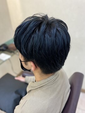 松本平太郎美容室 土浦パートワン(PART1) 土浦×ダブルカラーブルー×10代20代30代