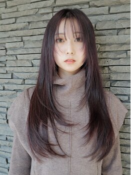 ハイバレーヘアーメゾン(HIGH VALLEY HAIRMAISON)の写真/【東京トレンドをキャッチ♪】mm単位にこだわる似合わせカット★ミディアム～ロングレイヤーが人気◎