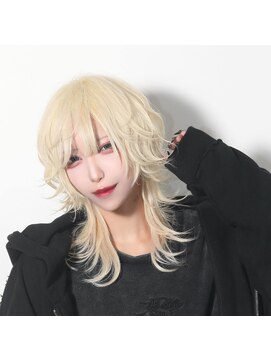 ガルテ(GARTE) 最強ウルフカット×ホワイトブロンド！