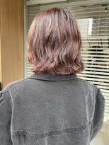 オルチェット(Olu'chette HAIR LIFE)&nbsp;【深澤】ボブパーマ/ゆるふわカール/ピンクベージュ