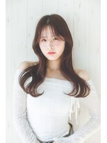 アトリエ フェム(atelier.fem) レイヤー＊韓国カット＊ワンホンスタイル＊ピンクブラウンカラー