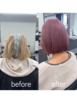 ガルボヘアー 桟橋店(garbo hair) ハイトーン大人可愛い20代30代40代