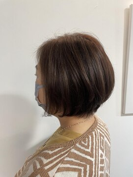 クアトロ グランシュ 川崎店(QUATRO × GranCieux) 大人ショートボブ