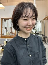 フィル(fil) ラベンダーブラウンのミニボブ