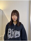 赤髪/ワインレッド/チェリーレッド/ストレートヘア