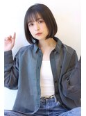 20代30代40代50代ワイドバングボブ