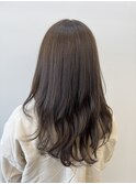 オリーブグレージュ×レイヤーカット