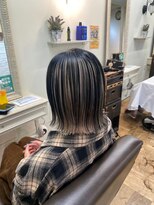 エクファ ヘア リゾート 大津 瀬田店(ex-fa hair resort)&nbsp;イメチェン/ホワイトブロンド/外ハネボブ/美髪/大津/瀬田