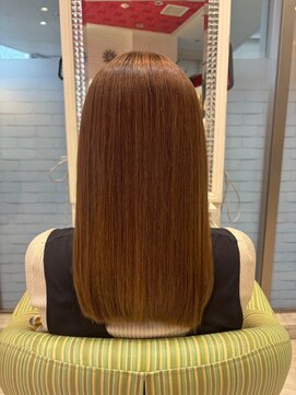 ビス ヘア アンド ビューティー 西新井店(Vis Hair＆Beauty) 小顔レイヤーロブヘアウルフカットブリーチなしココアブラウン