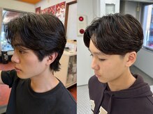 初めてのパーマの方にオススメ(1)”ニュアンスパーマ”[メンズ/パーマ/ツイスパ/ニュアンス/波巻き]