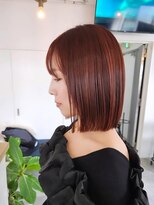 エイス 梅田 中津(Ace)&nbsp;きりっぱなしボブ　ローズピンクカラー