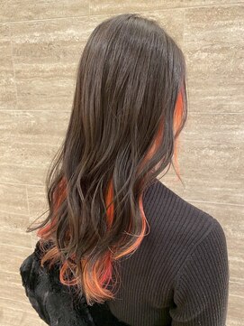 モア(more) 【栄矢場町】オレンジインナーカラー