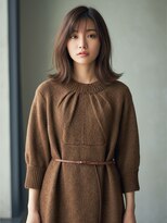 コトナ 越谷店 ミディアムヘアー/チャコールグレー/白髪染め/髪質改善/越谷