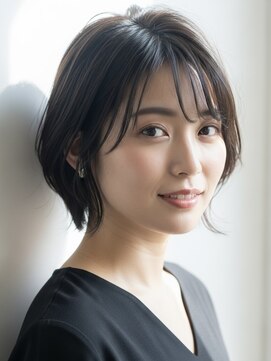 ベルクープス 天王寺店(Belle Coupes) 【Bellecoupes】黒髪ショートボブ