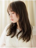 オリーブグレー小顔ヨシンモリフェミニンロングY北浦和20代30代