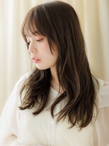 カバーヘア ブリス 北浦和(COVER HAIR bliss)&nbsp;オリーブグレー小顔ヨシンモリフェミニンロングY北浦和20代30代