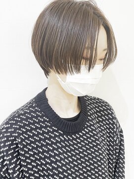 モリオ フロム ロンドン 成増店 【morio成増/玉井】マッシュショート　アッシュカラー