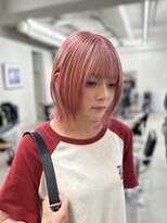 ラヴェスト バイ フレイス ウェル ブリーチ(LOVEST by frace well)&nbsp;レイヤーボブ　ベビーピンク