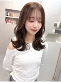 ショコラグレージュ*ウエーブヘア
