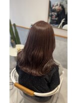 レンジヘアー(lange hair)&nbsp;ピンクブラウン【鈴鹿/四日市/津/ストレート/ブリーチ】