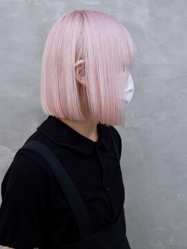 プネル 渋谷(PUNEL) ピンク　ケアブリーチ　渋谷