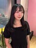 前髪/顔周り縮毛矯正＋カット ￥15,400→
