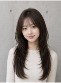 小顔見えが叶う♪レイヤーカット