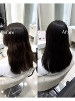 アッシュ 池袋店(Ash) プレミアム縮毛矯正でダメージ軽減