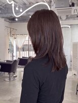 エシカ(ethica)&nbsp;【ethica_南船場】レイヤーミディアム×バックスタイル×暗髪