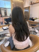 ロンドアベニール 北千住(Lond avenir)&nbsp;ダークパープル/レイヤーボブ/顔周りレイヤー/ミルクブラウン