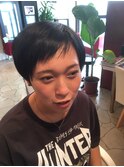 ツーブロックマッシュショート