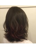 。。。。。。。青。。。赤。。。。ミディアムレイヤーカタチ。。