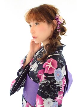 ネオリーブエクラ 上野御徒町店(Neolive eclat) サイドアップ編みこみ　neolive eclat 上野御徒町