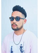 メリケンバーバーショップ フクオカ(MERICAN BARBERSHOP FUK)&nbsp;クラウドマッシュテクノセミウェットワイルドツーブロック87