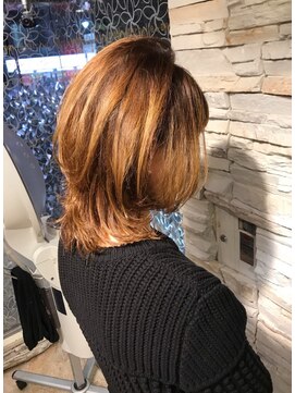 ミッシェル アフロート(michelle afloat) 20代30代40代50代小顔ひし形くびれトップボリューム軽めヘア