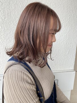 グリーン(green) 女の子にウケるピンクベージュ！　bymisaki