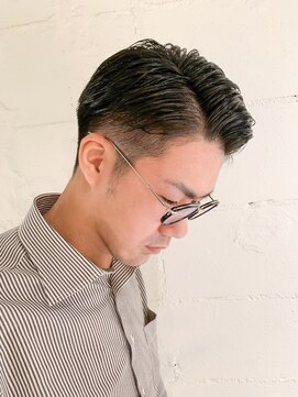 パーク(PARK) ビジカジ七三フェードツーブロックソフトモヒカン