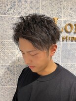 ロンド ストラーダ 心斎橋(Lond strada)&nbsp;メンズカット×波巻きパーマ×イメチェン[心斎橋]