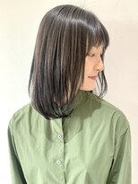 フォーク FOLK 【FOLK】小顔 暗髪 イメチェン 根元 ストパー ダークアッシュ♪