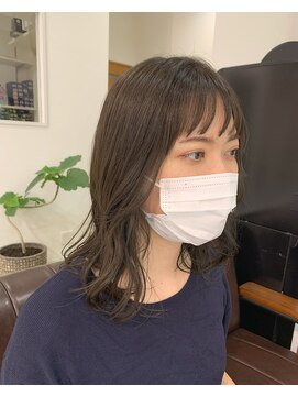 アントワープヘアー 知多半田駅前店(Antwerp hair) 柔らかい赤みのないカラー